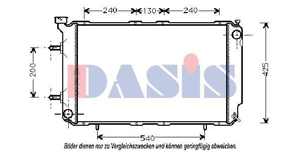 AKS DASIS Radiators, Motora dzesēšanas sistēma 350006N